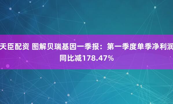 天臣配资 图解贝瑞基因一季报：第一季度单季净利润同比减178.47%
